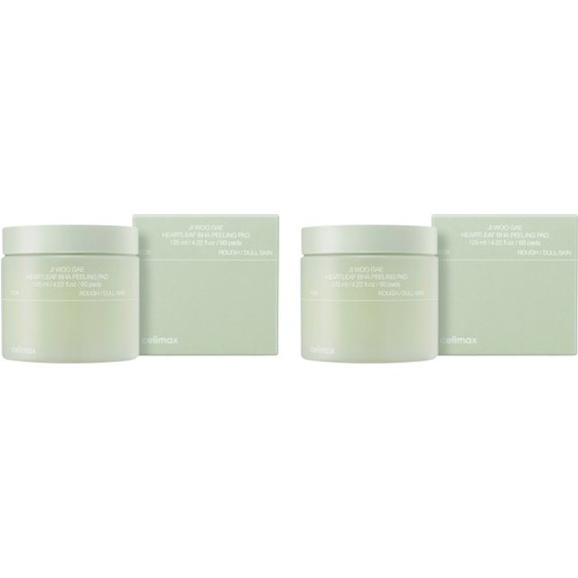 CELIMAX Heartleaf BHA Peeling Pad - 60pcs (2ea) Set