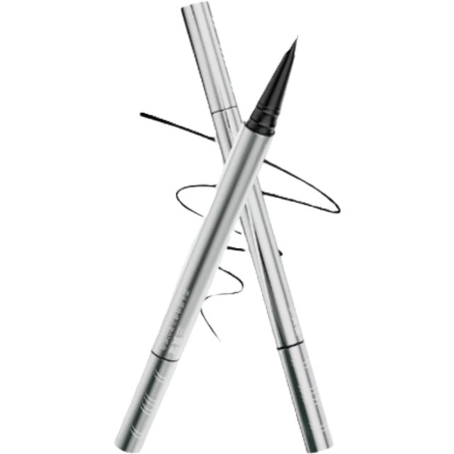 CENSTO - Double-Ended Eyeliner Corrector Pencil with Eyebrow Liquid Pen Cleaner- 300mg+300mg - 02 Brown