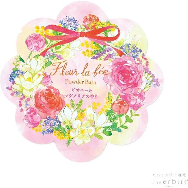 CHARLEY - Fleur La Fée Powder Bath - 40 g - Peony & Magnolia Scent
