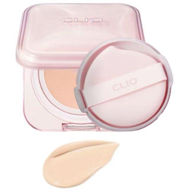 CLIO - Kill Cover Mesh Glow Essential Cushion SPF50 PA ++++ - 15g + 15g (refill) - 21N Linen