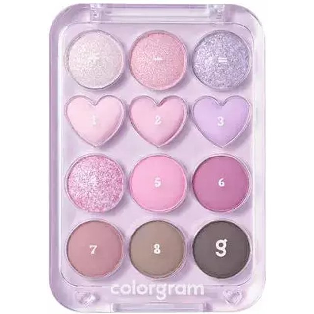 colorgram - Pin Point Eyeshadow Palette - 8.9g - 03 Pink + Lavender = Love