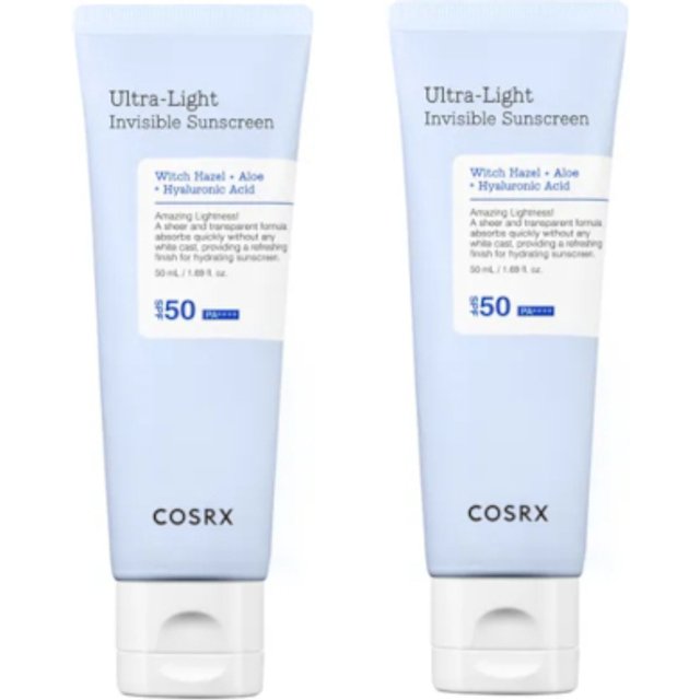 COSRX - Ultra-Light Invisible Sunscreen - 50ml (2ea) Set