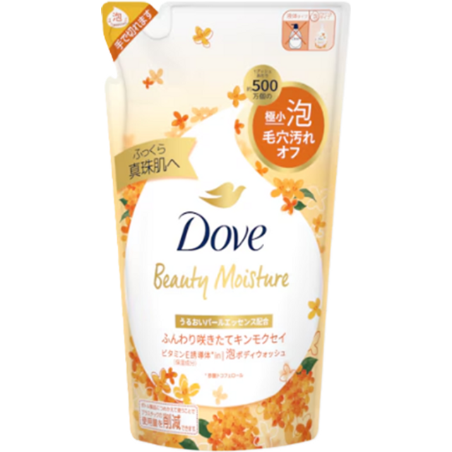 Dove Japan - Beauty Moisture Foaming Body Wash Refill - 430g - Osmanthus Scent