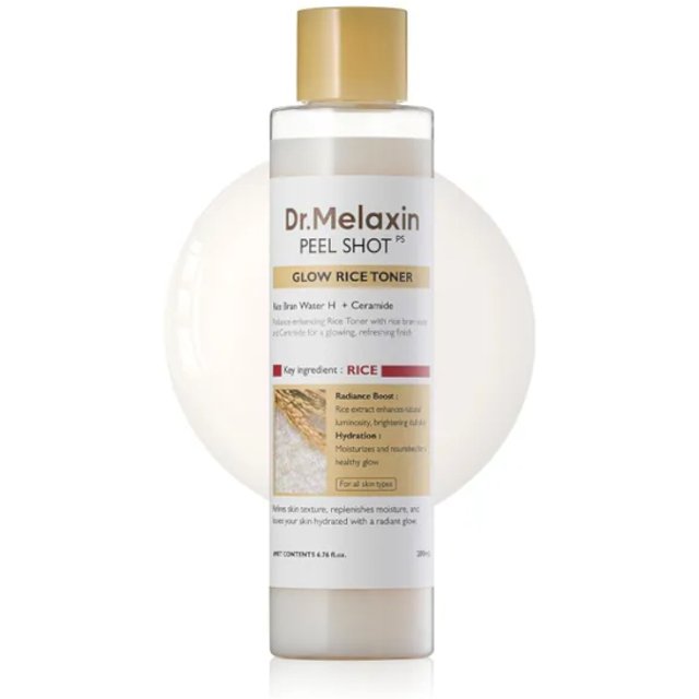 Dr. Melaxin - Peel Shot Glow Rice Toner - 200ml