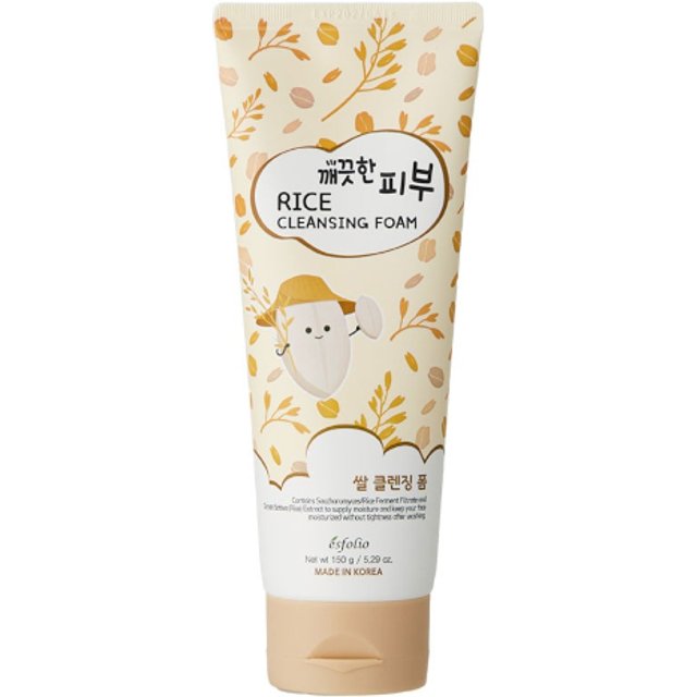 esfolio - Pure Skin Rice Cleansing Foam - 150g