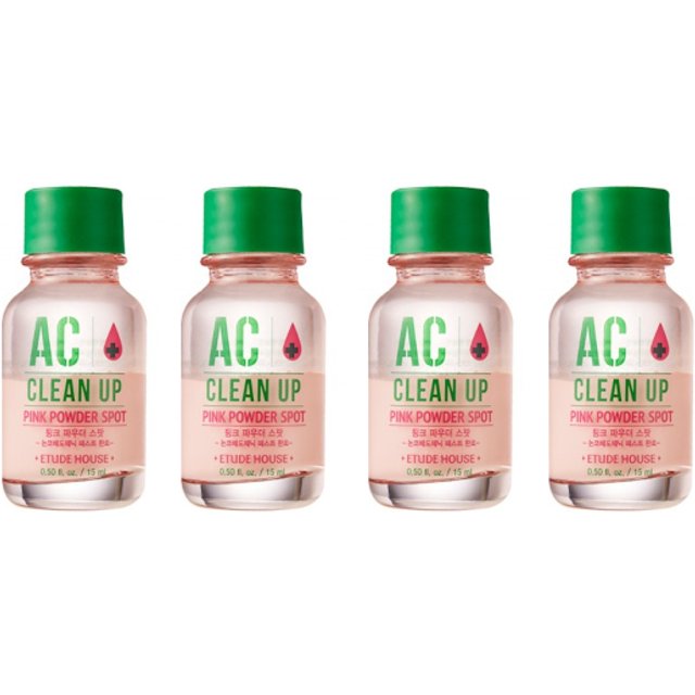 ETUDE - AC Clean Up Pink Powder Spot - 15ml (4ea) Set