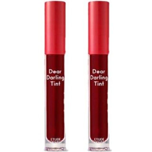 ETUDE - Dear Darling Water Gel Tint - OR204 Cherry Red/5g (2ea) Set