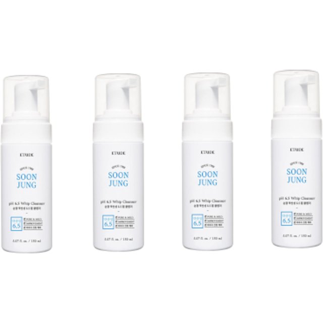 ETUDE - Soon Jung pH 6.5 Whip Cleanser (4ea) Set