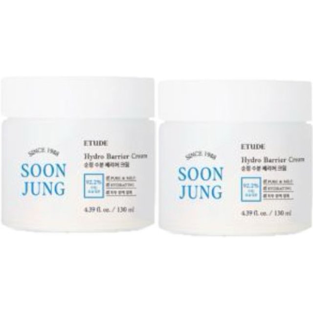 ETUDE - Soon Jung Hydro Barrier Cream - 130ml (2ea) Set