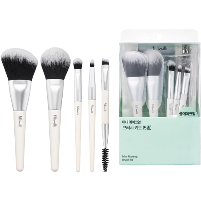 fillimilli - Mini Makeup Brush Kit - 1 set (5ea)