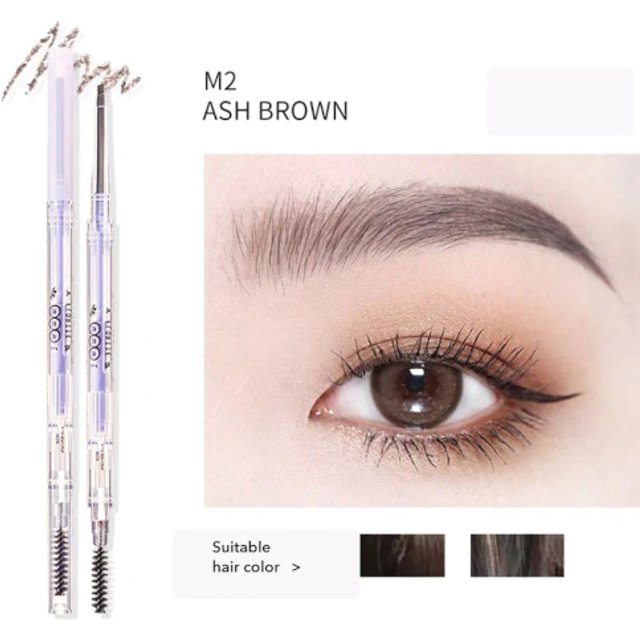 Flortte - My Beautiful Password Eyebrow Pencil - 0.05g - M2 Ash Brown