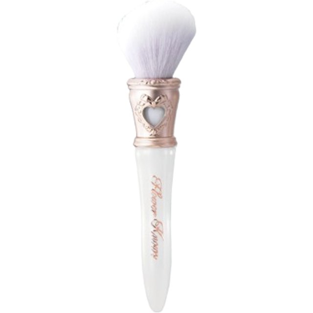 FlowerKnows - Bunny Garden Angled Blush Brush - 1pc - Pearl White