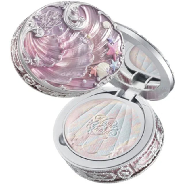 FlowerKnows - Shell's Jewel Baked Powder - 9g - 02 Dreamy Pink