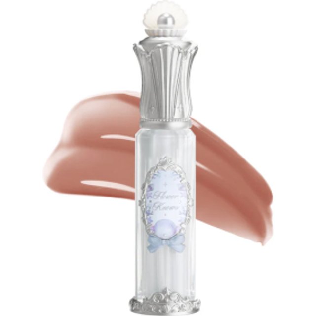 FlowerKnows - Shell's Jewel Nourishing Lip Glaze - 4.8ml - P08 Coconut Latte