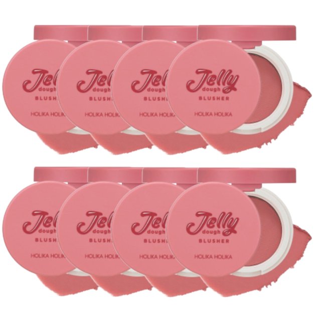 Holika Holika - Jelly Dough Blusher - 4.2g - 05 Rose Jelly (8ea) Set