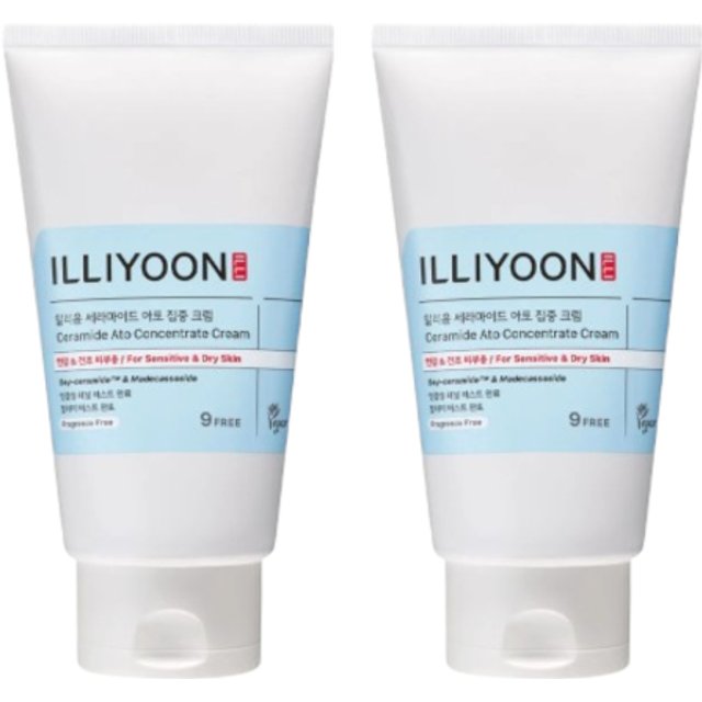 ILLIYOON - Ceramide Ato Conentrate Cream Double Set - 150ml + 150ml