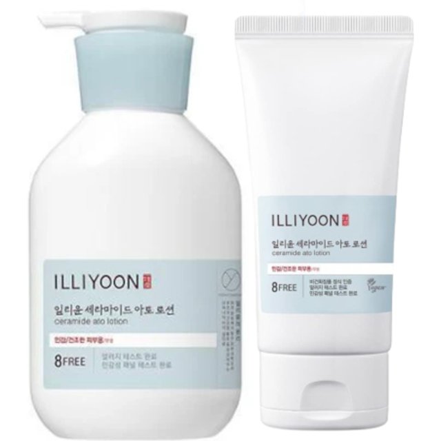 ILLIYOON - Ceramide Ato Lotion Set - 334ml + 100ml