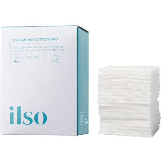 ILSO - 1/3 Saving Cotton Pad - 40ea