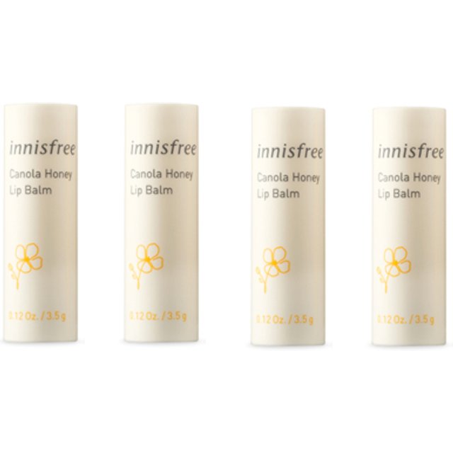 innisfree - Canola Honey Lip Balm (4ea) Set