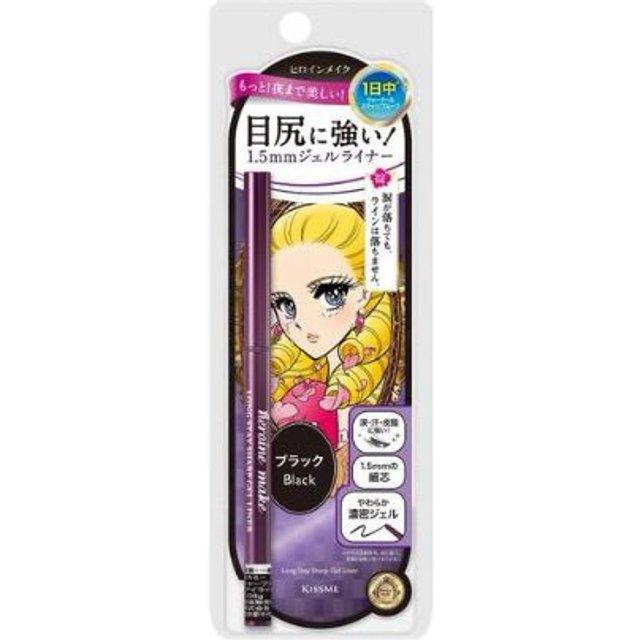 ISEHAN - Kiss Me Heroine Make Long Stay Sharp Gel Liner - 0.08g - 01 Black