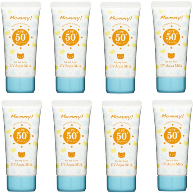 ISEHAN Kiss Me Mommy UV Aqua Milk SPF50+ PA++++ - 50g (8ea) Set