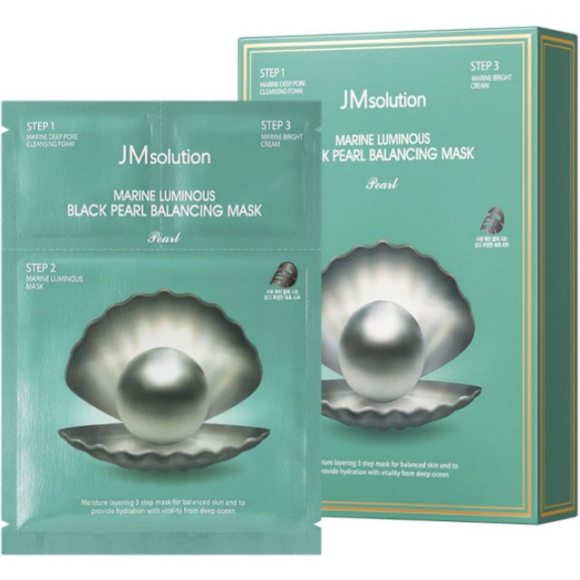 JMsolution -Marine Luminous Black Pearl Balancing Mask - 10pcs