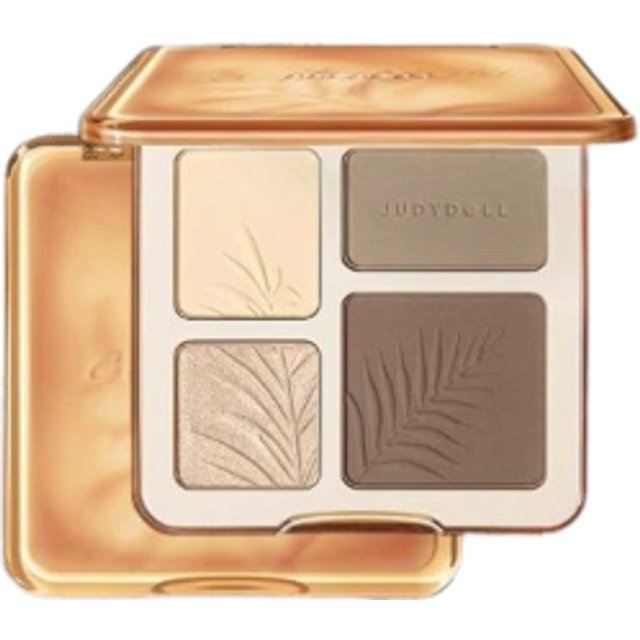 Judydoll - 2 In 1 Highlighter Contour Palette - 9g - 02 Wood