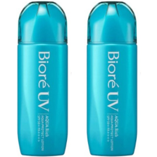 Kao - Biore UV Aqua Rich Aqua Protect Lotion SPF50+ PA ++++ - 70ml - 2pcs