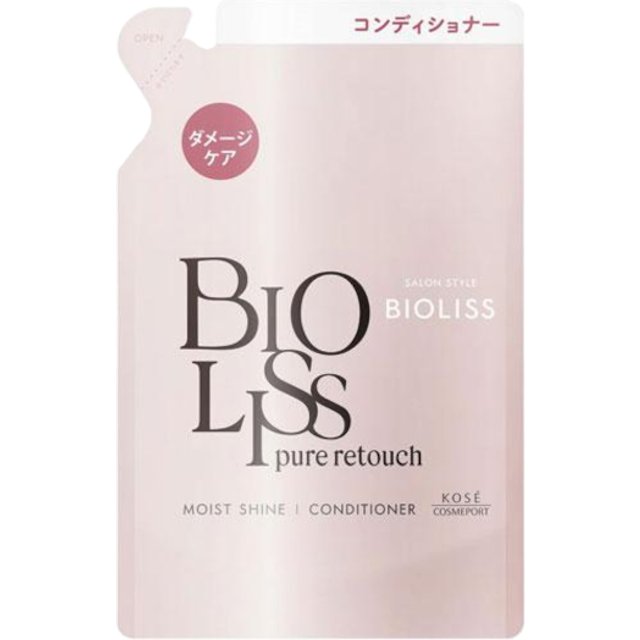 Kose - Salon Style Bioliss Pure Retouch Moist Shine Conditioner Refill - 340ml