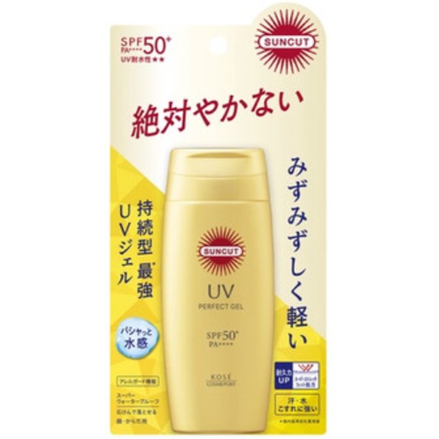 Kose - Suncut UV Perfect Gel Super Water Proof SPF50+ PA++++ - 80g