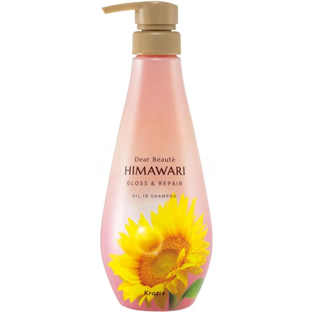 Kracie - Dear Beaute Himawari Gloss & Repair Oil In Shampoo - 400g