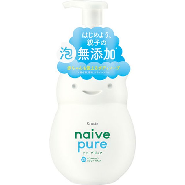 Kracie - Naive Pure Foaming Body Soap Jumbo - 550ml