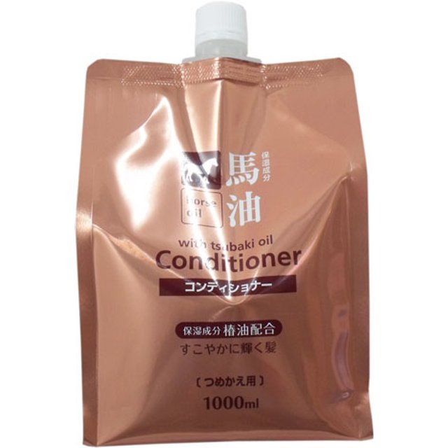 KUMANO COSME - Horse Oil with Tsubaki Oil Conditioner Refill - 1000ml