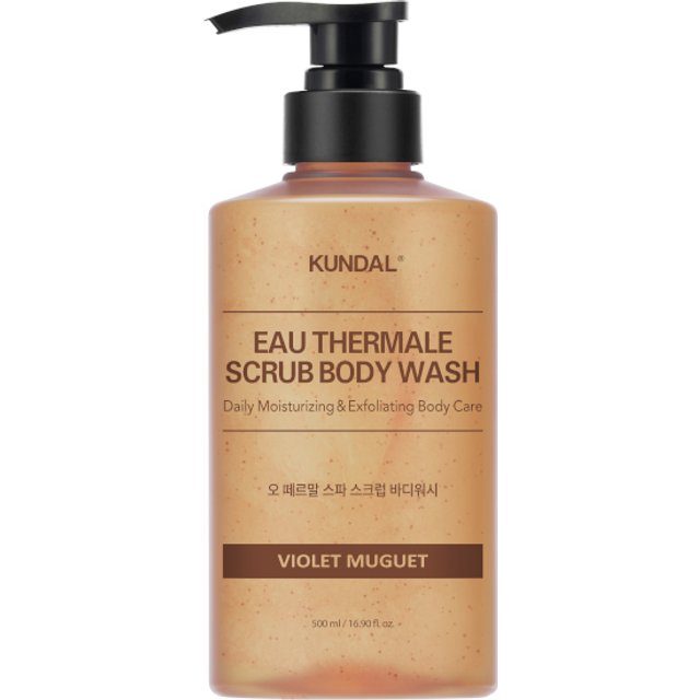 KUNDAL - Scrub Body Wash - 500ml - Violet Muguet