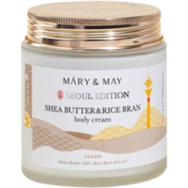 Mary&May - Shea Butter & Rice Bran Body Cream Seoul Edition - 250ml