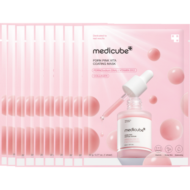 medicube - PDRN Pink Vita Coating Mask - 22g*10ea