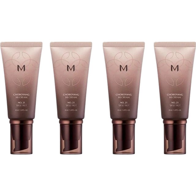 MISSHA Cho Bo Yang BB Cream (SPF30 PA++) (New) - 50ml - #21 Bright Beige (4ea) Set