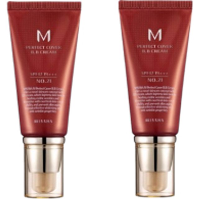 MISSHA M Perfect Cover BB Cream - 50ml - #21 Light Beige (2ea) Set