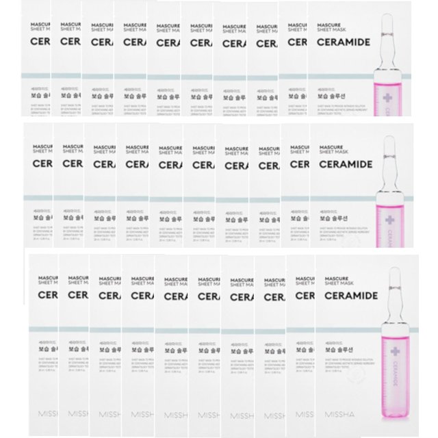 MISSHA - Mascure Solution Sheet Mask - Cermide (30pcs) Set