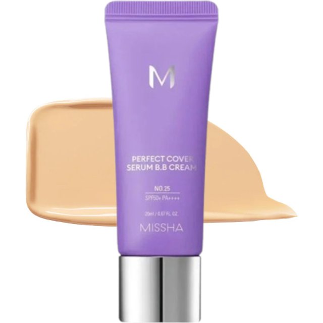 MISSHA - Perfect Cover Serum BB Cream SPF50+ PA++++ - 20ml - #25 Warm Beige