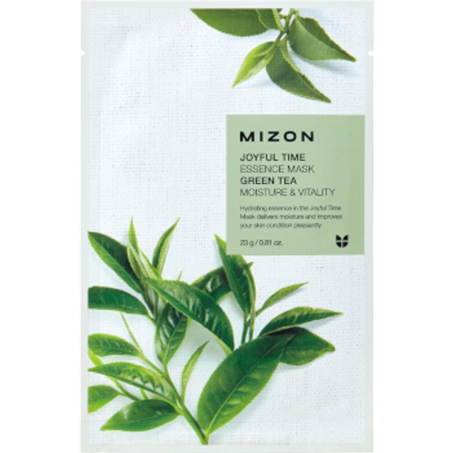 MIZON - Joyful Time Essence Mask - Green Tea - 23g