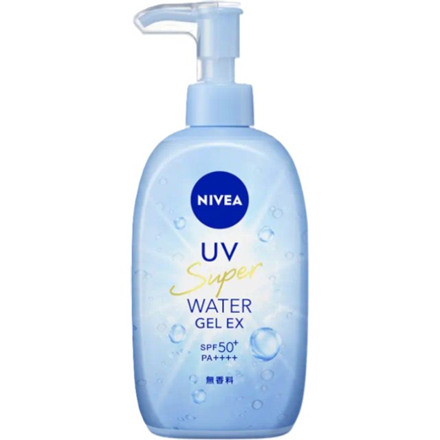NIVEA Japan - UV Super Water Gel EX Pump Fragrance Free SPF50+ PA++++ - 270g