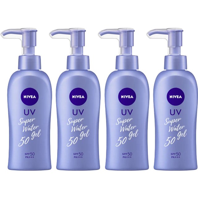 NIVEA Japan UV Super Water Gel SPF50 PA+++ - 140g (4ea) Set