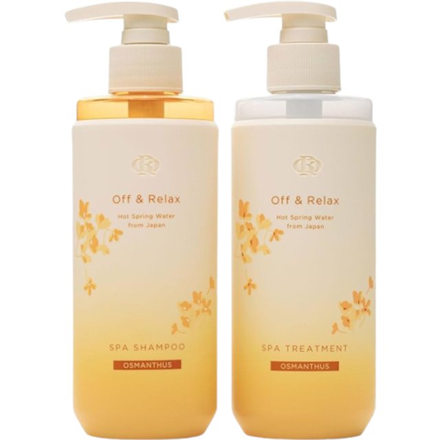 Off & Relax - Osmanthus Spa Shampoo and Treatment Set - 260ml X 2