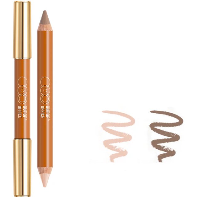 OUT OF OFFICE - Contour & Highlight Duo Pencil - 5g - 01 Light + Cement Gray
