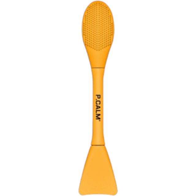 P.CALM - Yellow Dual Pore Cleansing Brush - 1ea