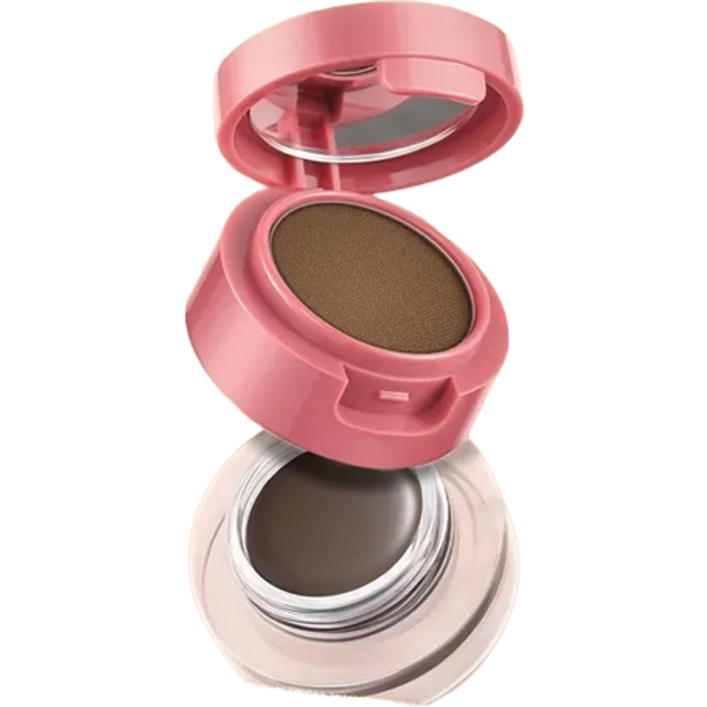 Pinkflash - 2 in 1 Duo Effect Eyebrow Kit - 1.5g+2.5g - 01 Deep Brown