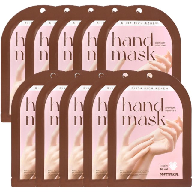 PRETTYSKIN - Bliss Rich Renew Hand Mask - 10pcs Set