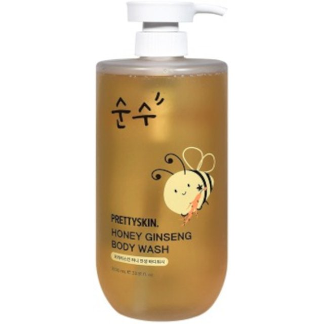 PRETTYSKIN - Honey Ginseng Body Wash - 1000ml