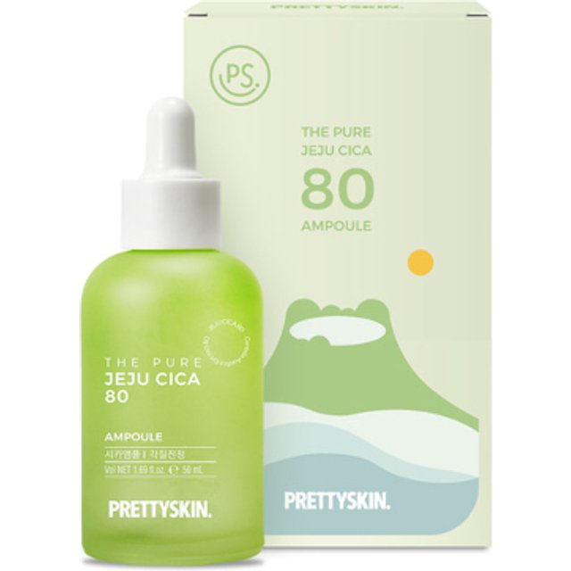 PRETTYSKIN - The Pure Jeju Cica 80 Ampoule - 50ml